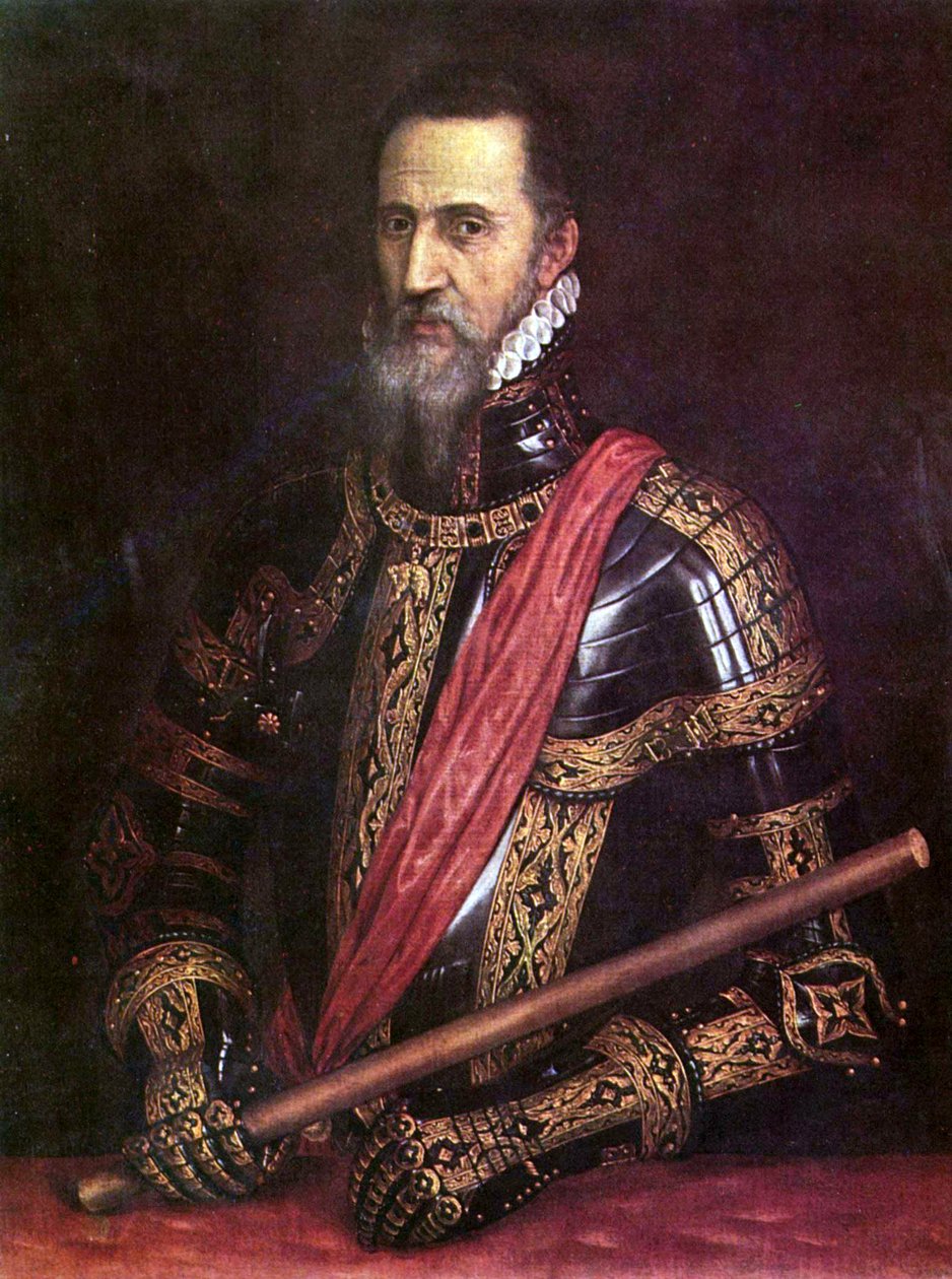 Fernando Álvarez de Toledon muotokuva tekijältä Tiziano Vecelli