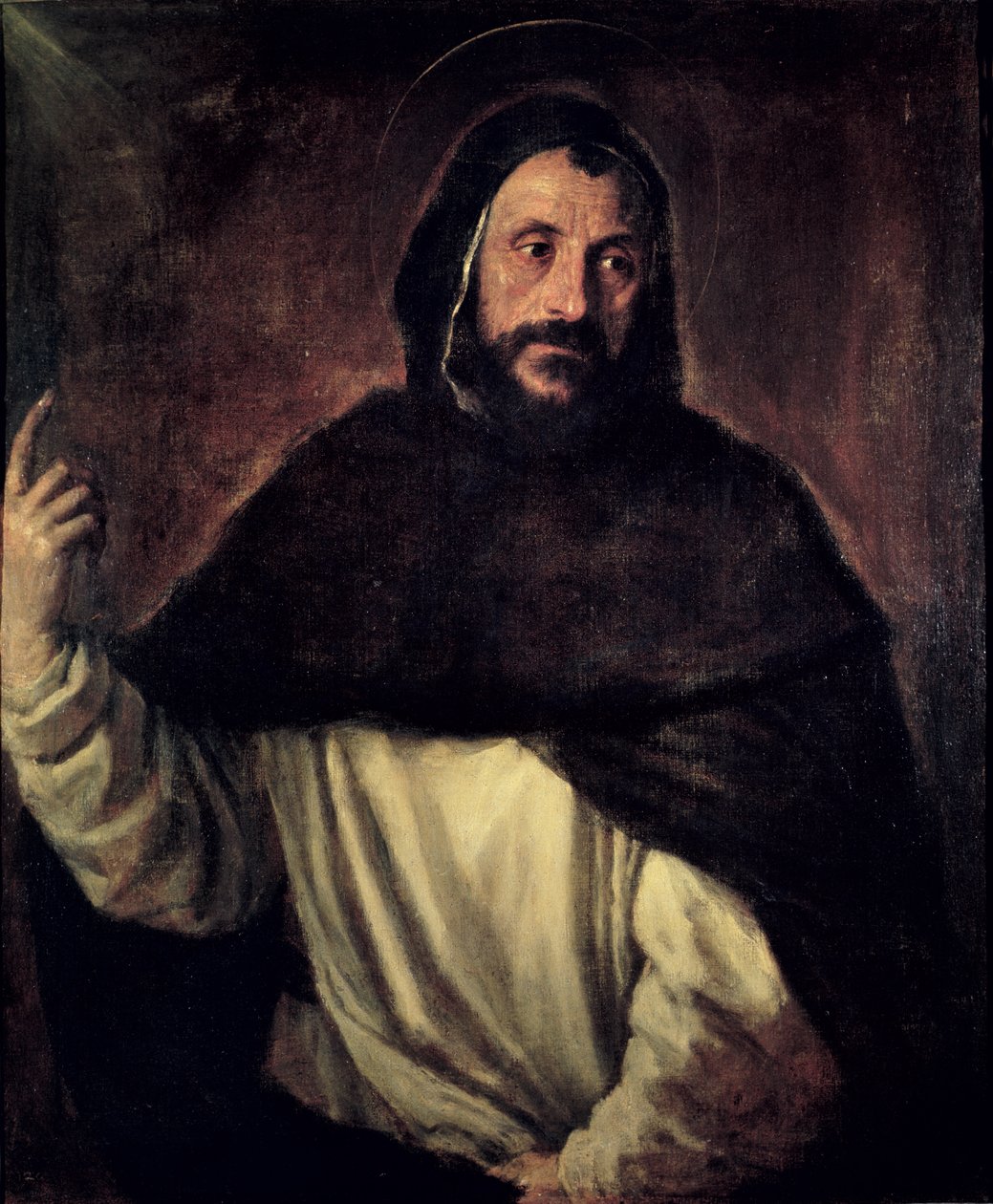 St. Dominic (1170-1221) tekijältä Tiziano Vecelli