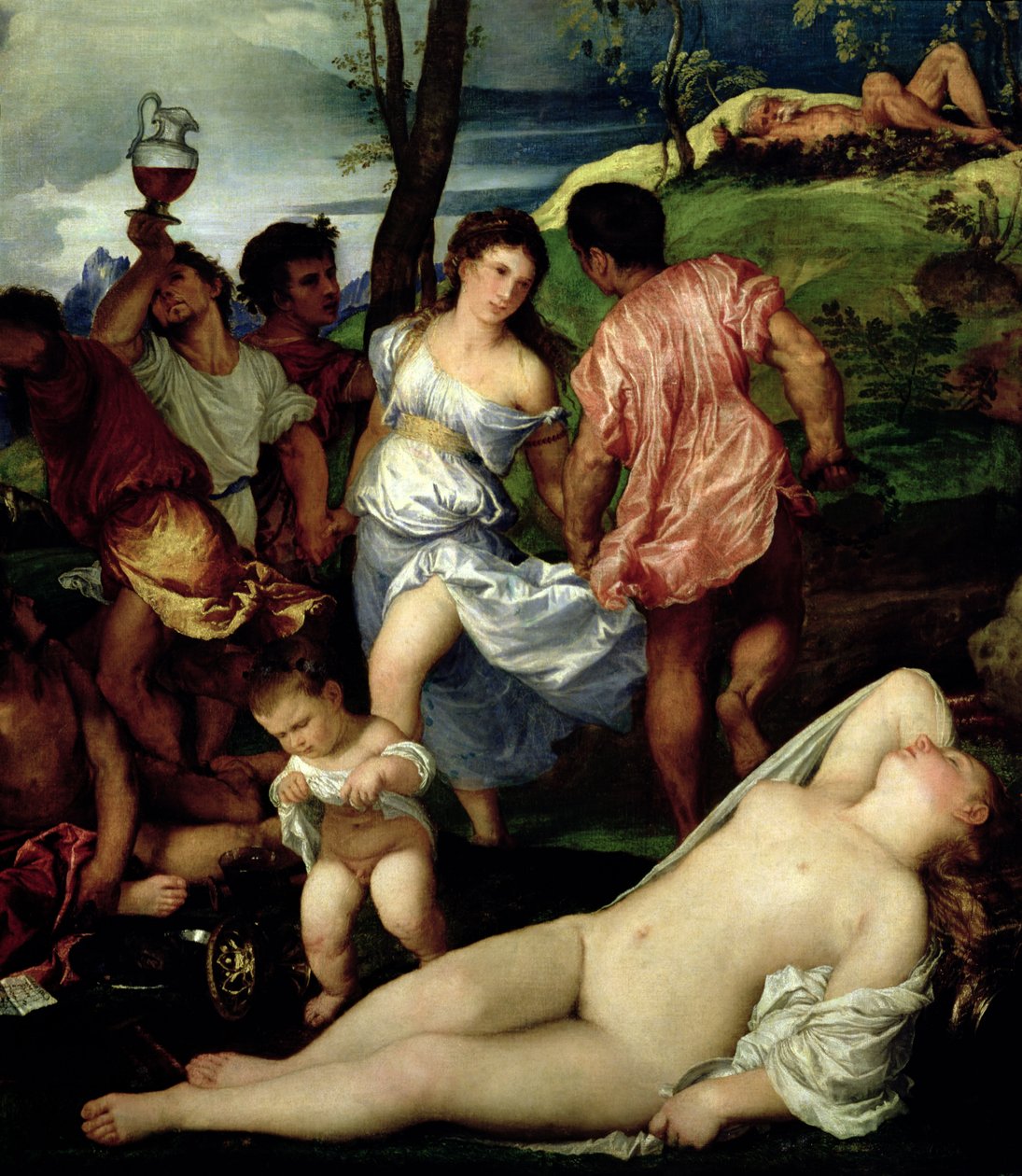 Andrianit, n. 1523-4 (yksityiskohta 38606) tekijältä Tiziano Vecelli