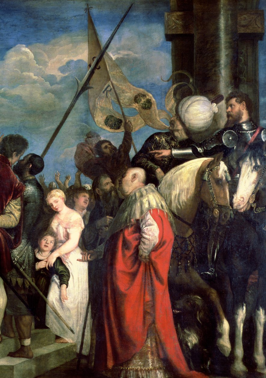 Ecce Homo, 1543 (yksityiskohta numerosta 68666) tekijältä Tiziano Vecelli