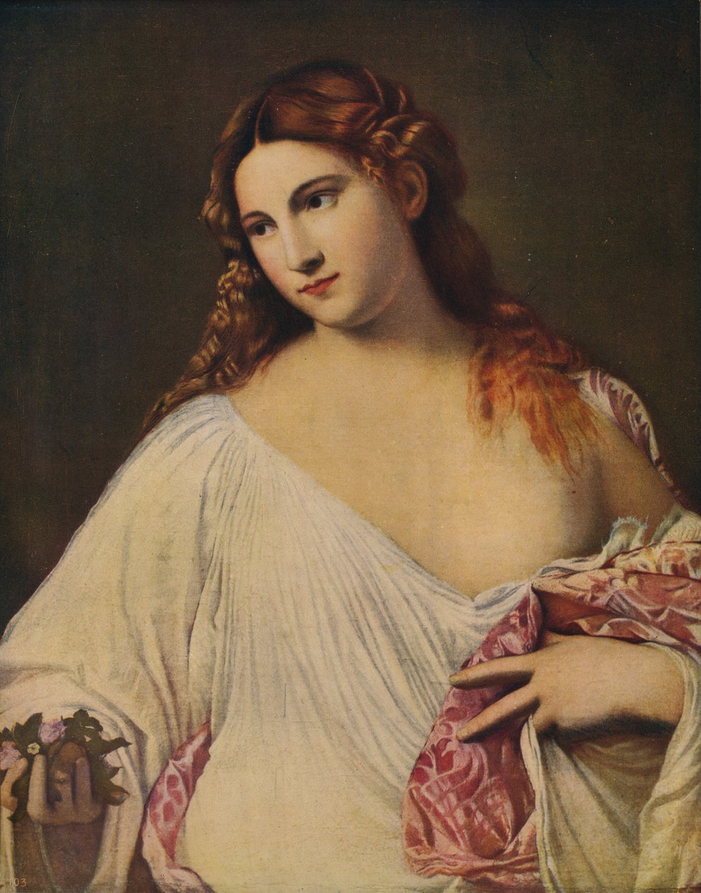 Flora, c1515-1517, c1915 tekijältä Tiziano Vecelli