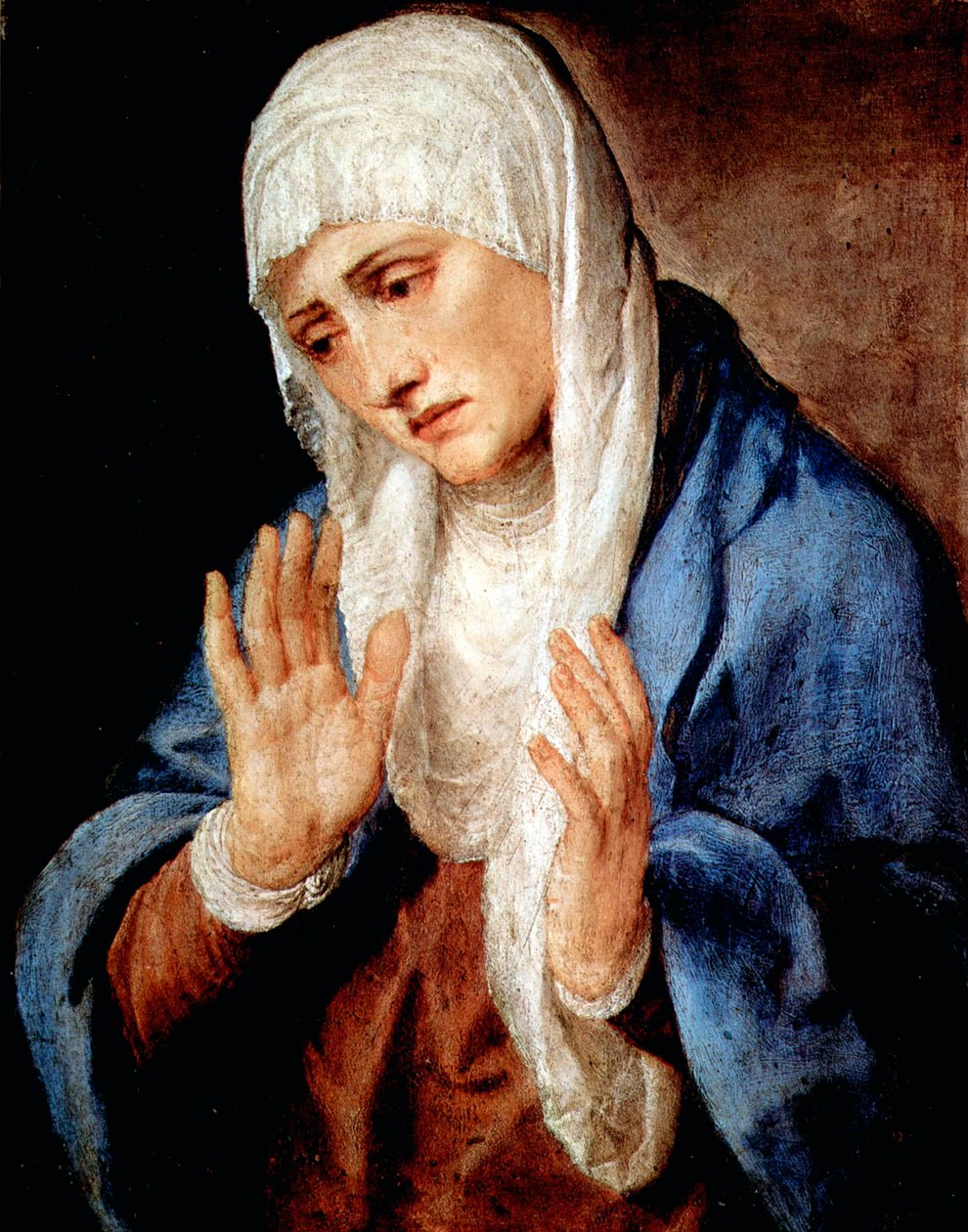 Mater Dolorosa, 1554. tekijältä Tiziano Vecelli