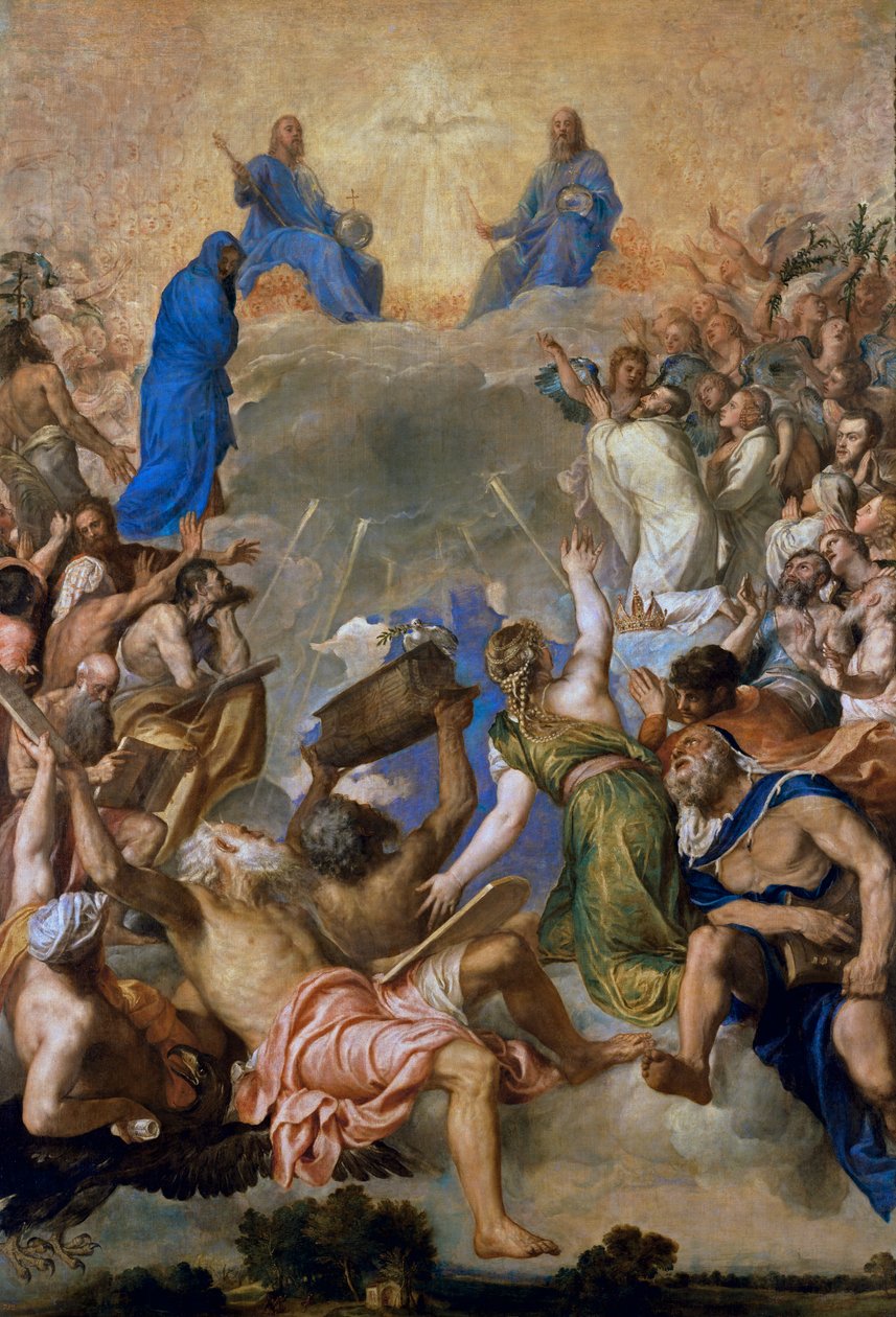 Pyhä Kolminaisuus, 155354 tekijältä Tiziano Vecelli