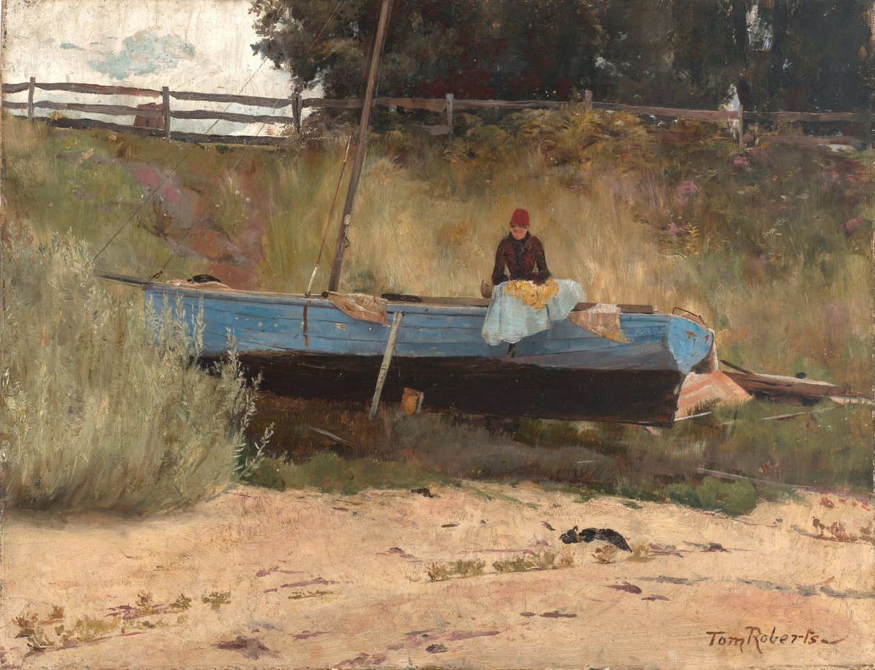 Vene rannalla, Queenscliff. tekijältä Tom Roberts