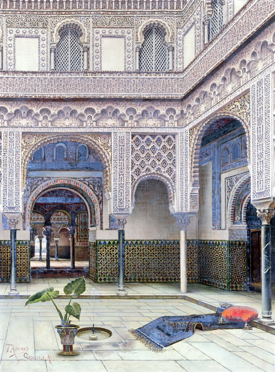 Palatsin sisustus, Sevilla (wc paperilla) tekijältä Tomas Aceves