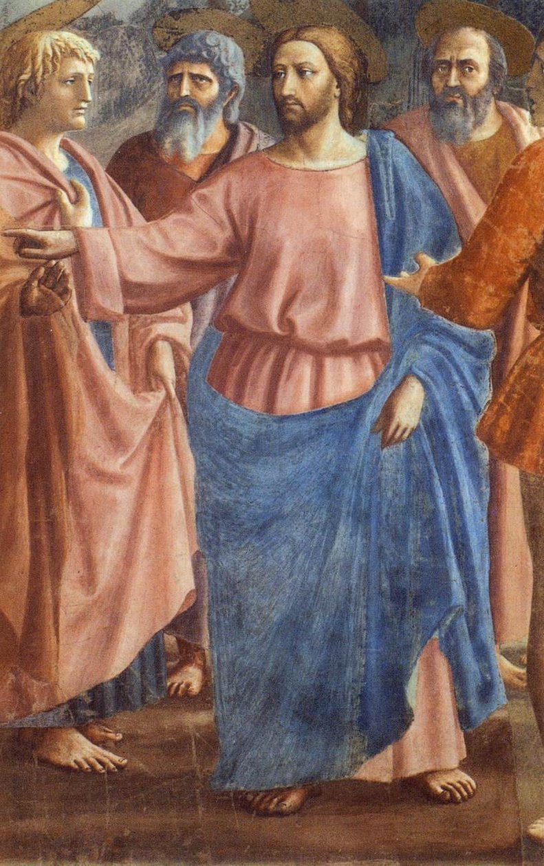 Tribute Money (yksityiskohta) tekijältä Giovanni di Ser Giovanni