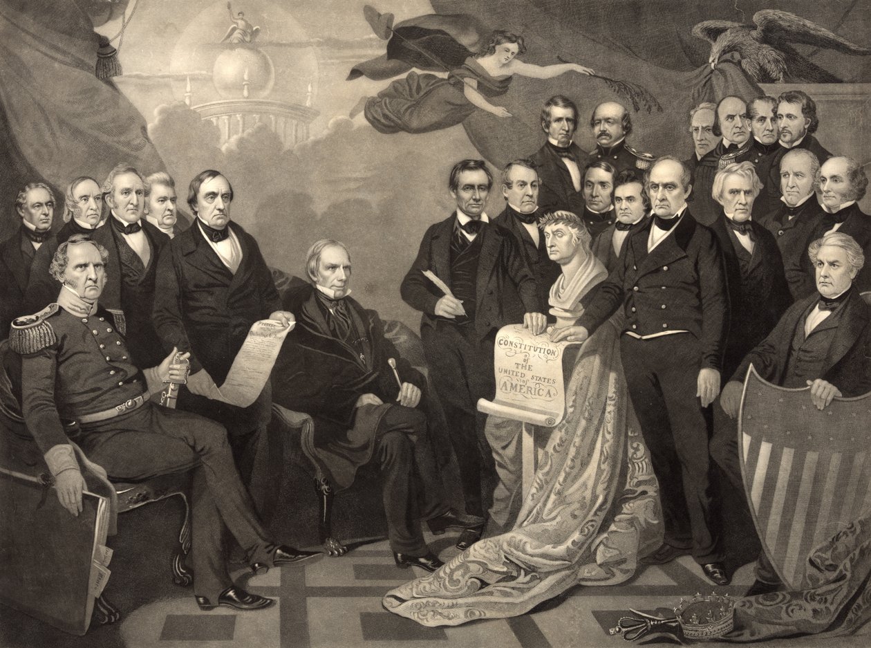 Unioni, pubi. 1852 tekijältä Tompkins Harrison after Matteson