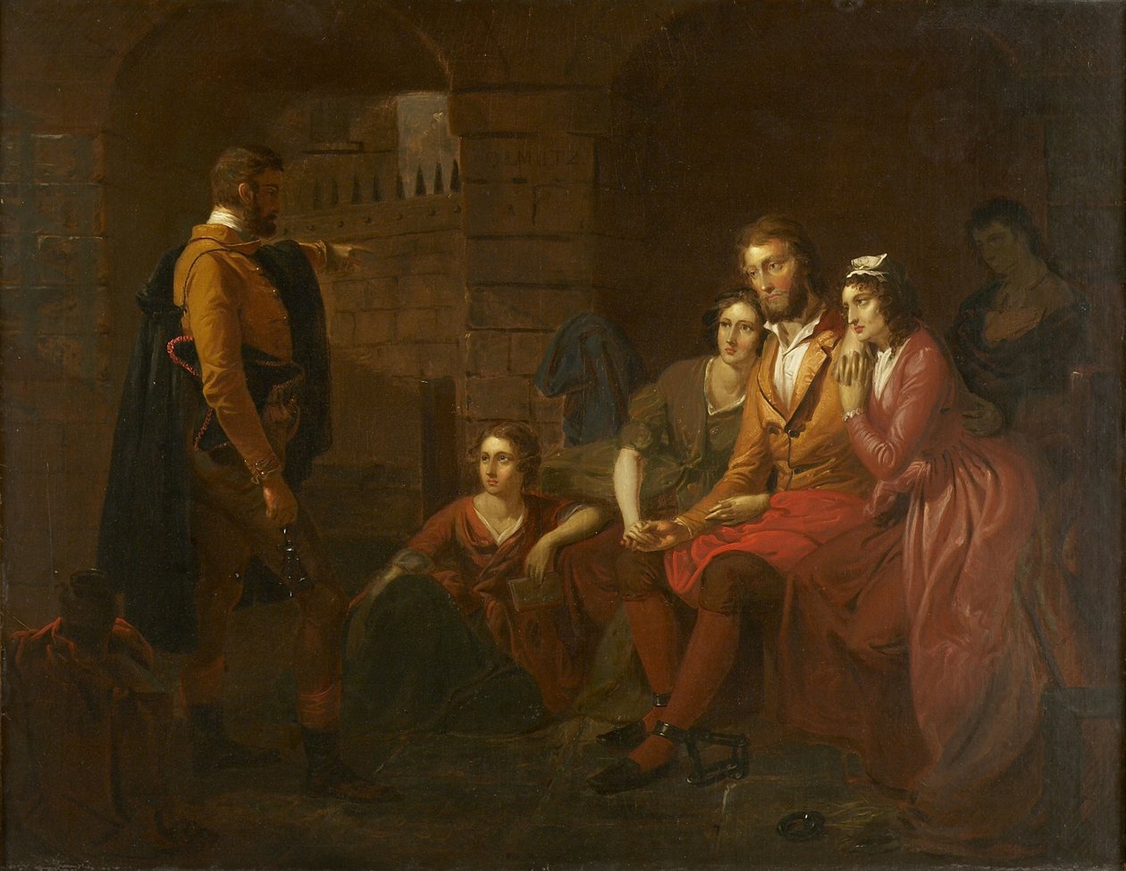 Lafayette Olmützin vankilassa, 1850 tekijältä Tompkins Harrison Matteson