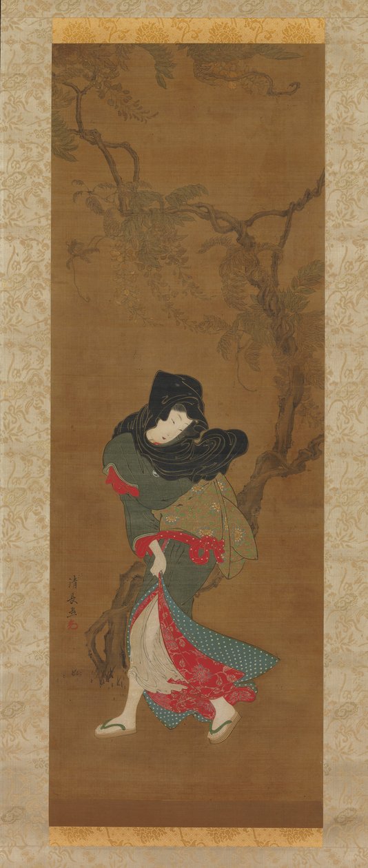 Kauneutta Summer Breezessä, 1700-luku. tekijältä Torii Kiyonaga