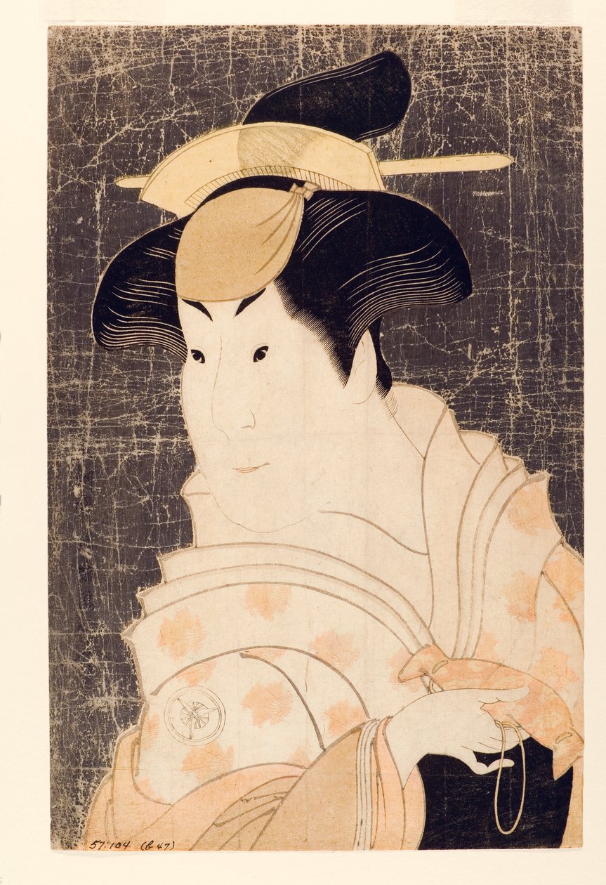 Näyttelijä Iwai Hanshiro IV Shigenoina, märkähoitajana, 1794 (puupalikka) tekijältä Toshusai Sharaku