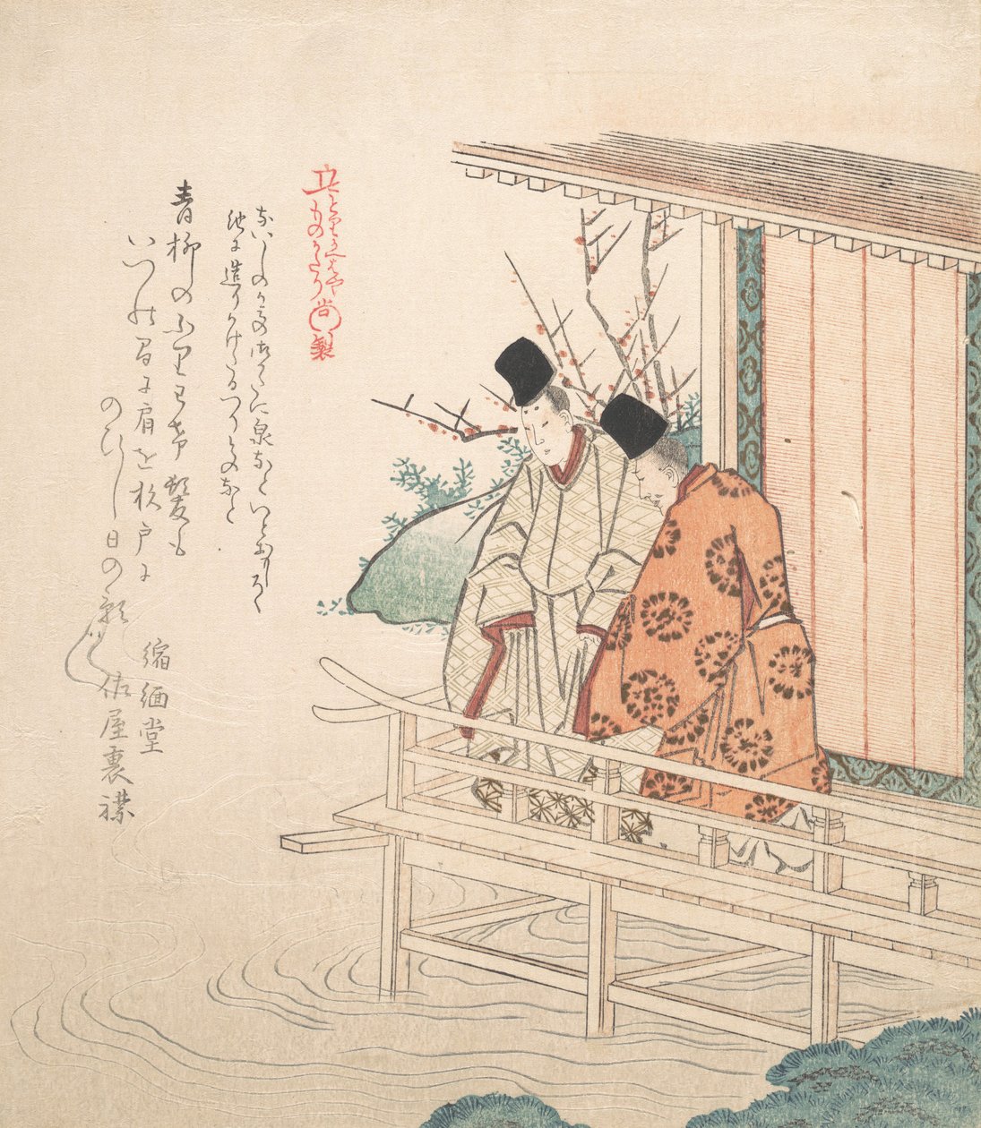 Printti, 1800-luku. tekijältä Totoya Hokkei