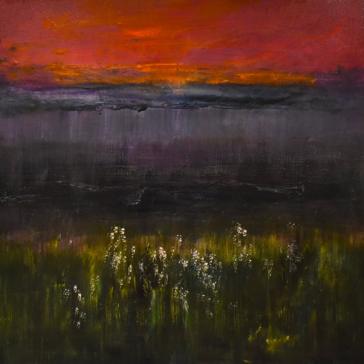 Eventide 2, 2017 (öljy kankaalle) tekijältä Tracy Lambros