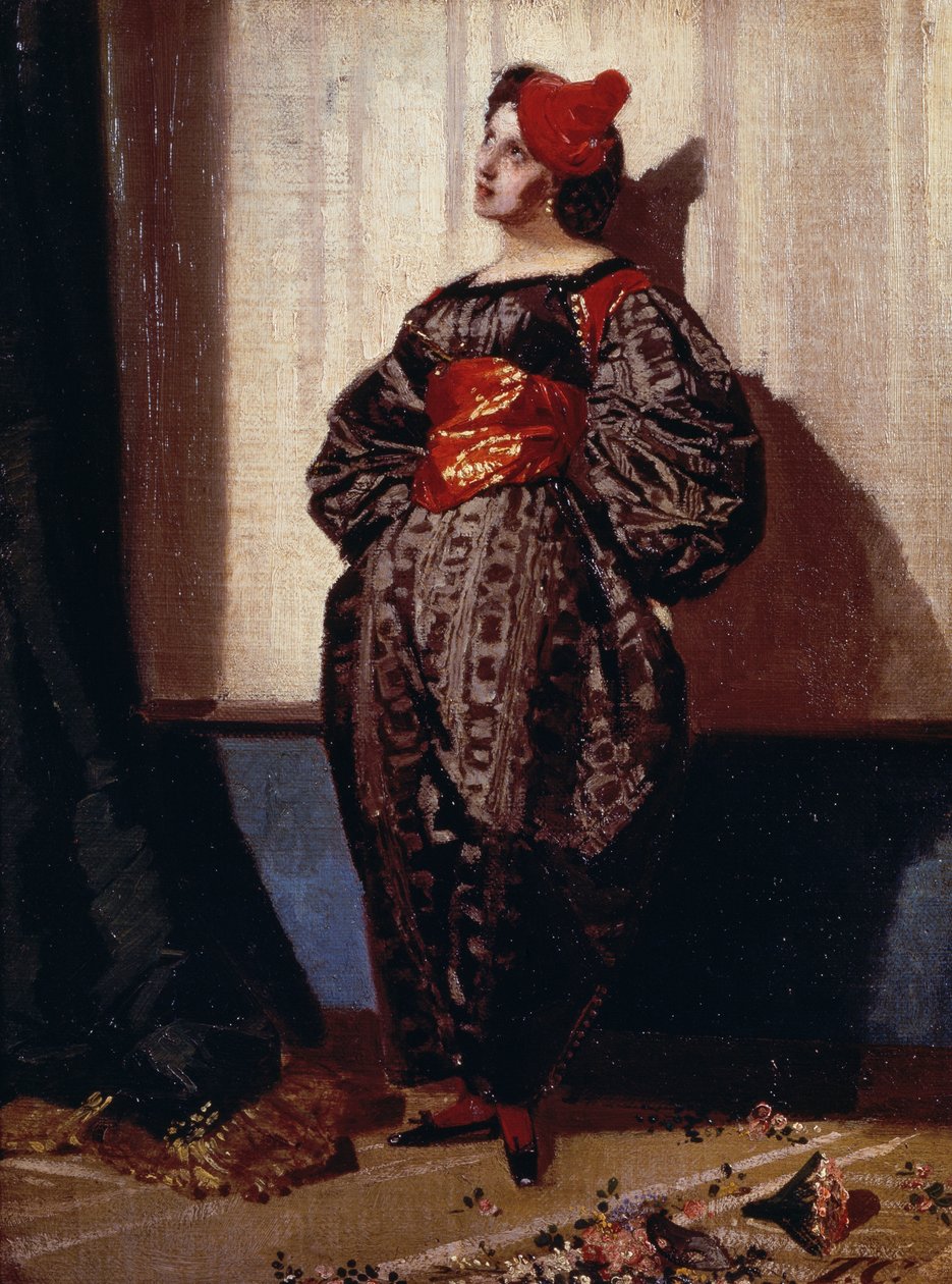 Pagliaccetto, tekijä Tranquillo Cremona (1837-1878) tekijältä Tranquillo Cremona