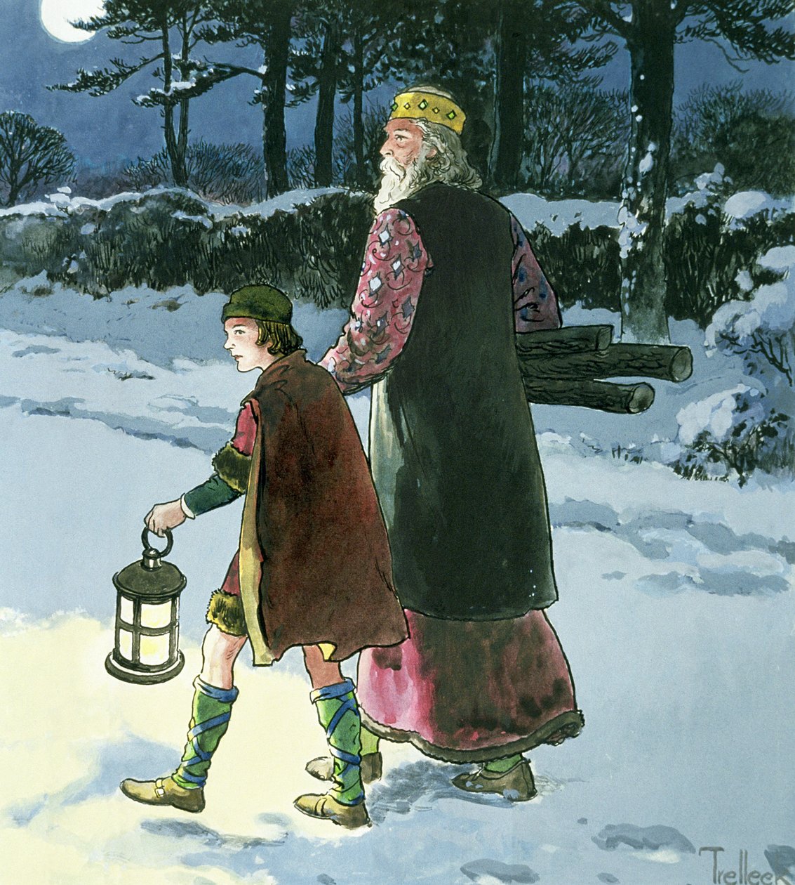 Kuningas Venceslaos (noin 907-929) noin vuonna 1900 ilmestyneestä kirjasta 
