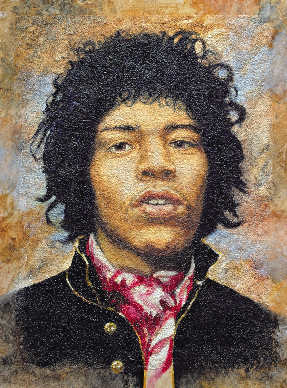 Hendrix (1942-70) (öljy polytex-levylle) tekijältä Trevor Neal