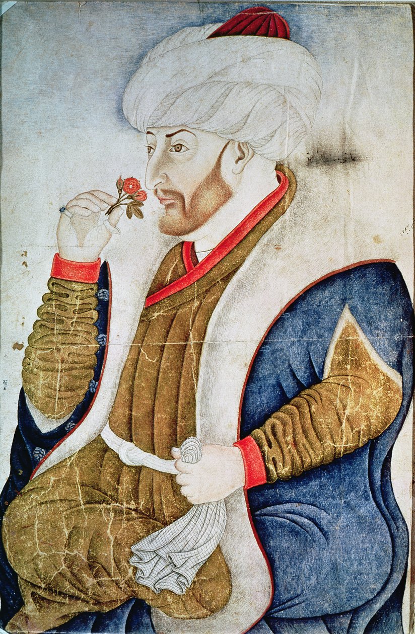 Sulttaani Mehmet II:n muotokuva (1432-81) tekijältä Turkish School