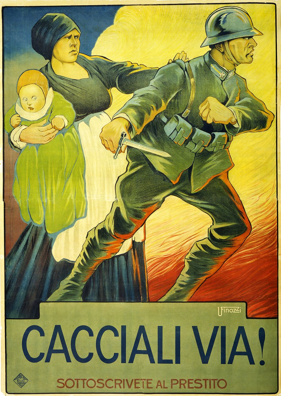 Aja heidät ulos!, 1914 tekijältä Ugo Finozzi