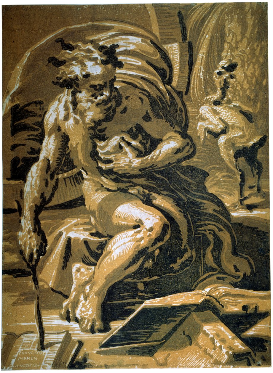Diogenes, vuoden 1527 jälkeen tekijältä Ugo da Carpi