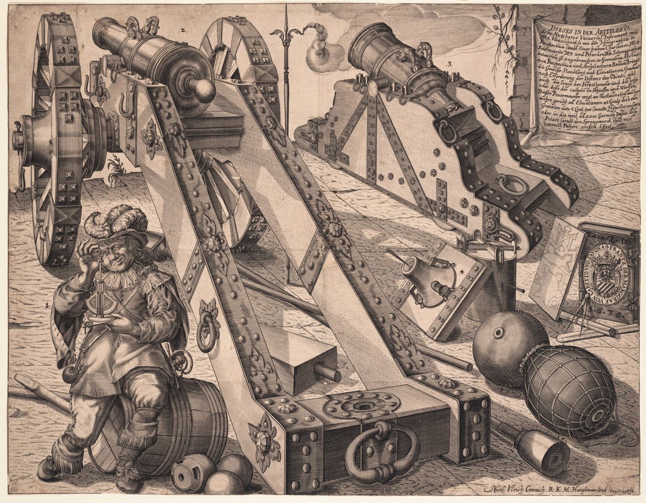 Tykistön tykki, 1636 tekijältä Ulrich von Cranach