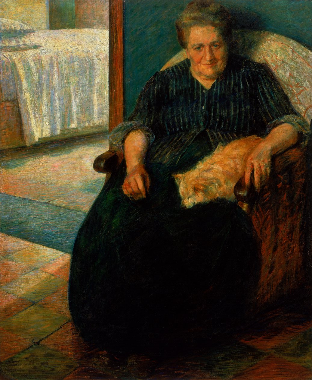 Signora Virginia, n. 1905-1910 tekijältä Umberto Boccioni