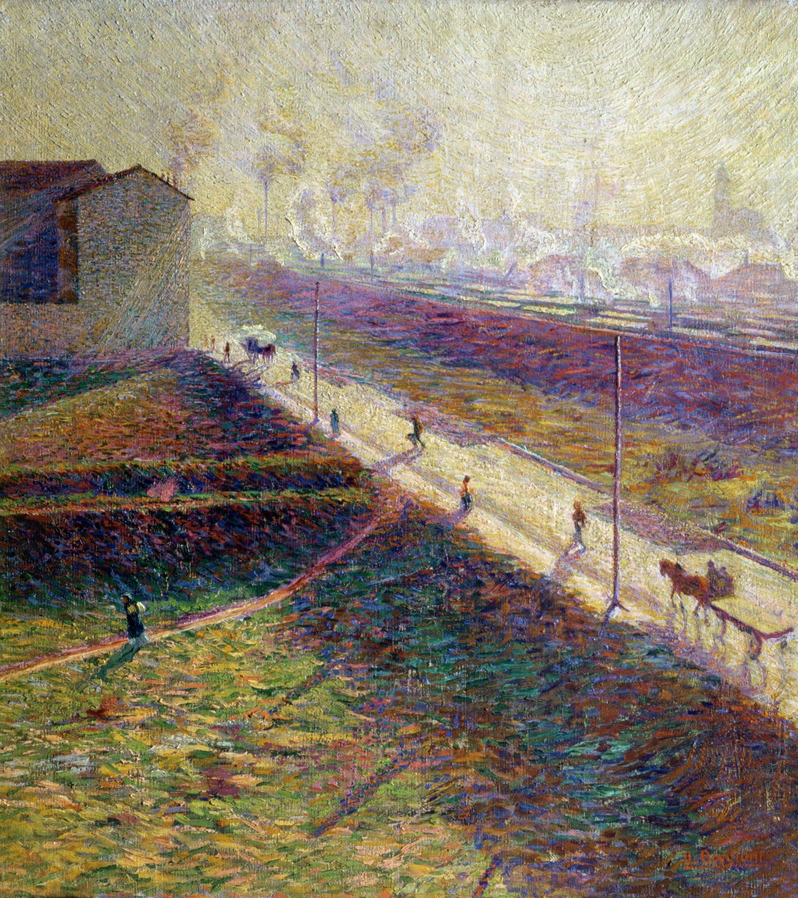 Aamu, 1909 (paneeli) tekijältä Umberto Boccioni