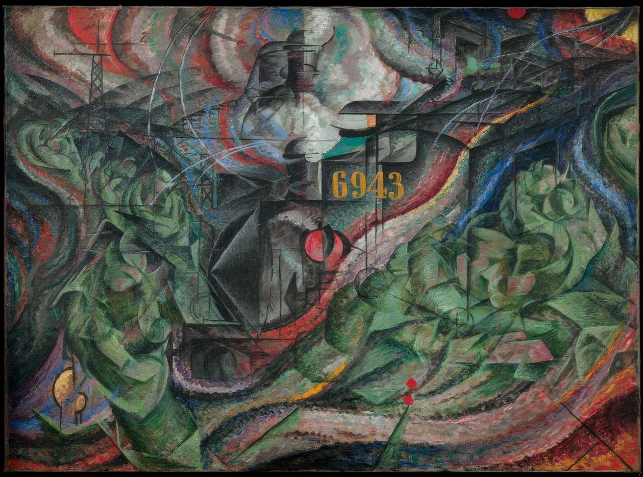 Seelenzustände II - Die Abschiede tekijältä Umberto Boccioni