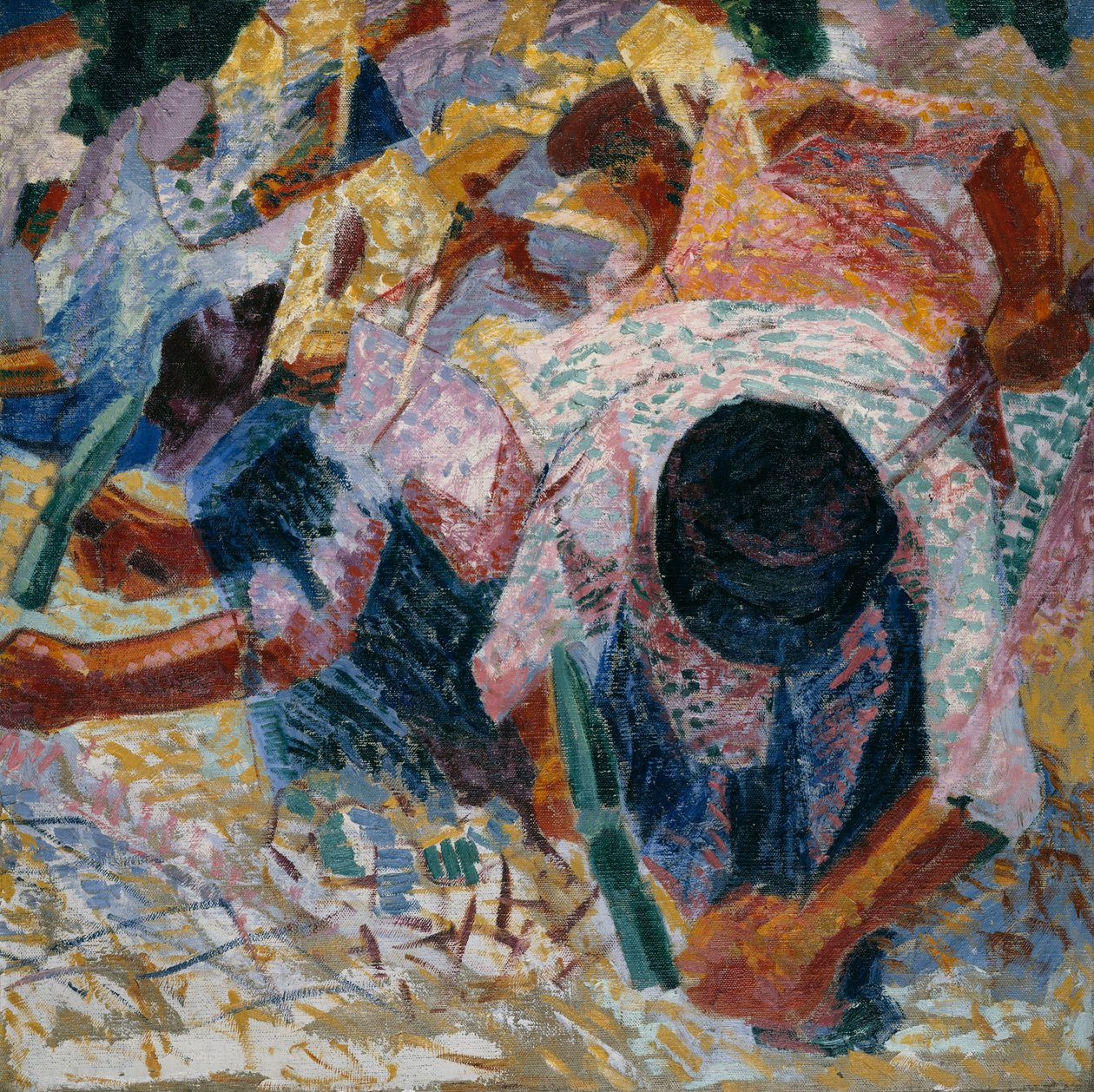 Street Pavers, 1914. tekijältä Umberto Boccioni