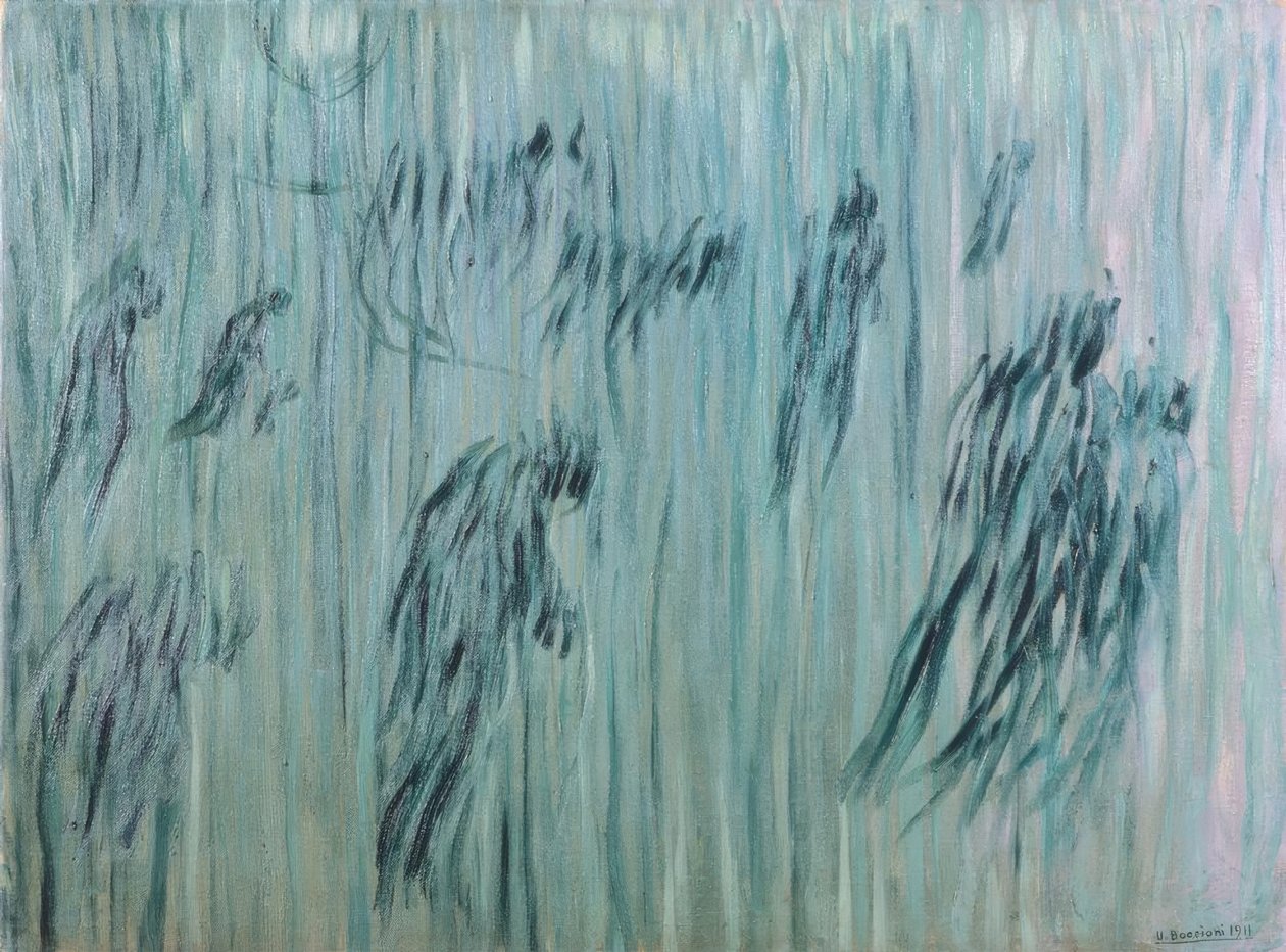 Ne, jotka jäävät, 1911, tekijältä Umberto Boccioni