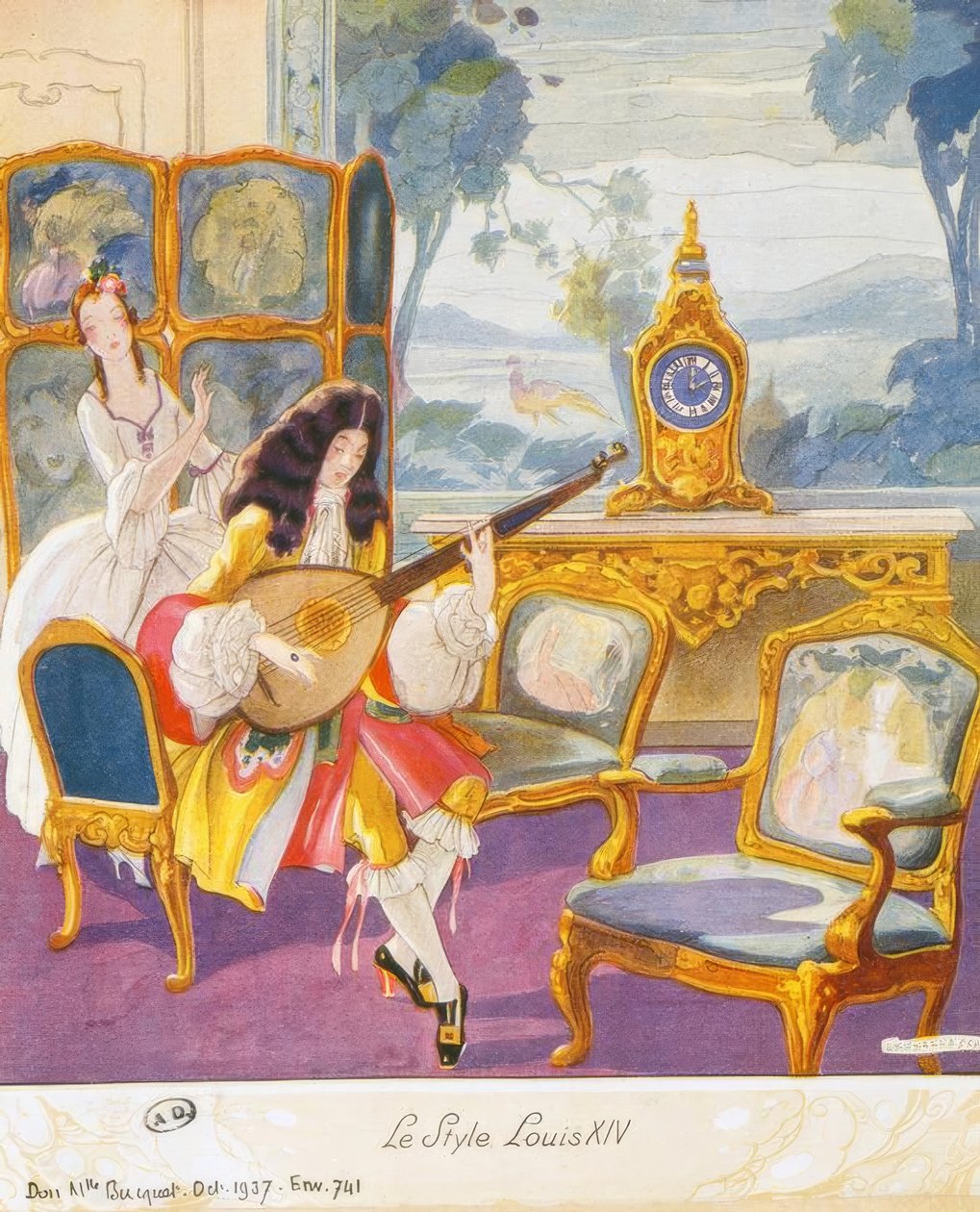 Louis XIV:n tyyli. tekijältä Umberto Brunelleschi