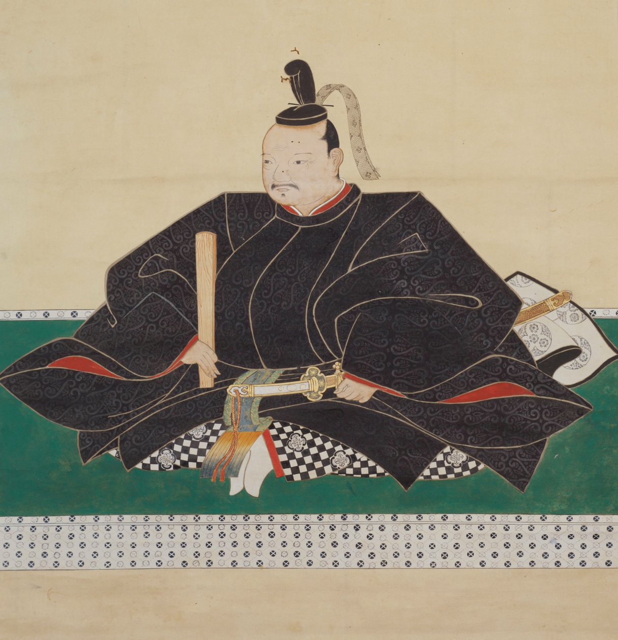 元 春 像 （随 浪 院 海 翁 正 恵 ， 吉川駿 河 守） tekijältä Unbekannt Unbekannt