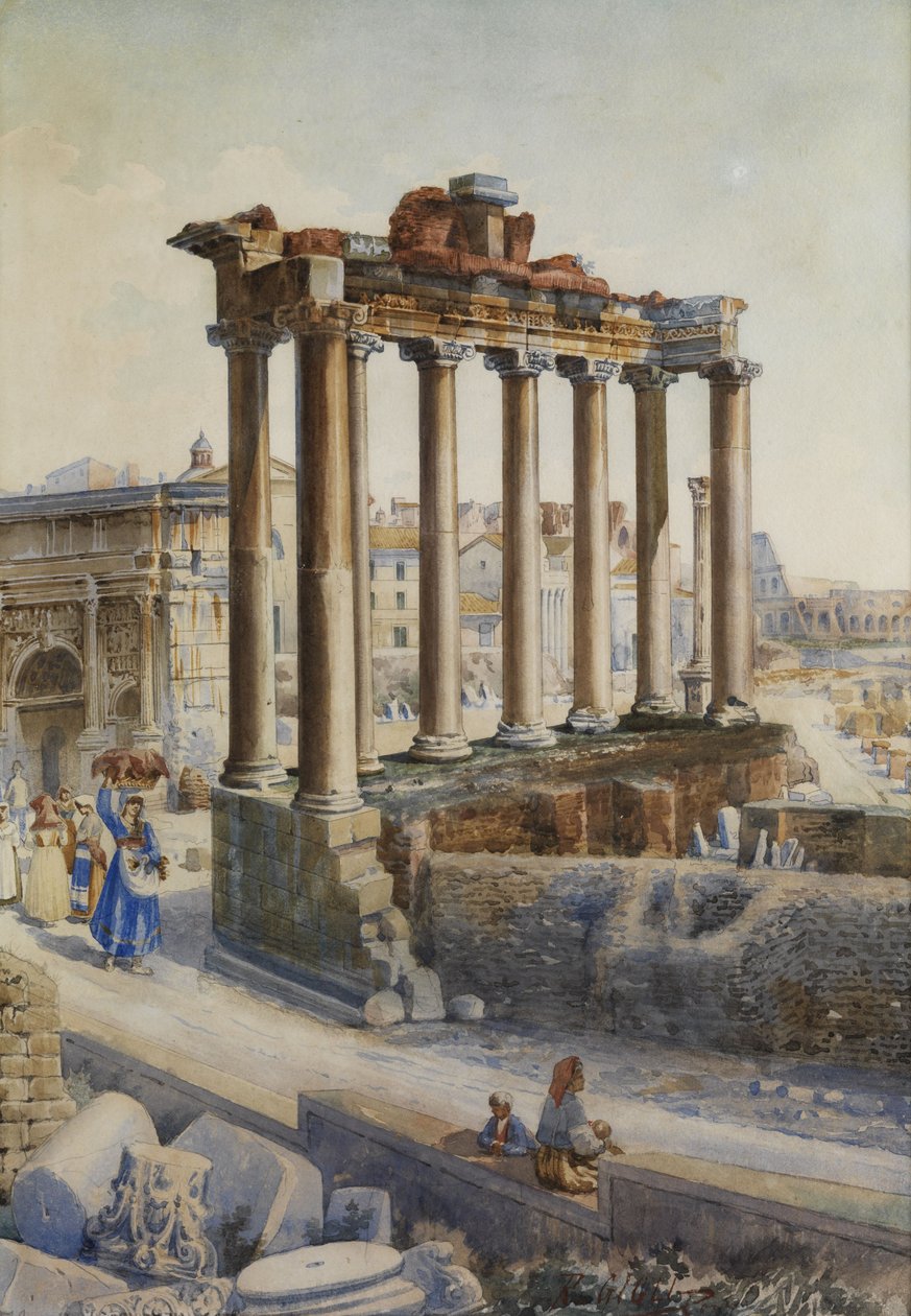 Forum Romanum tekijältä Unbekannt Unbekannt