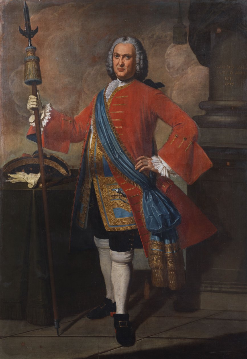 Portrait des Gardehauptmanns Osvaldo Parus tekijältä Unbekannt Unbekannt