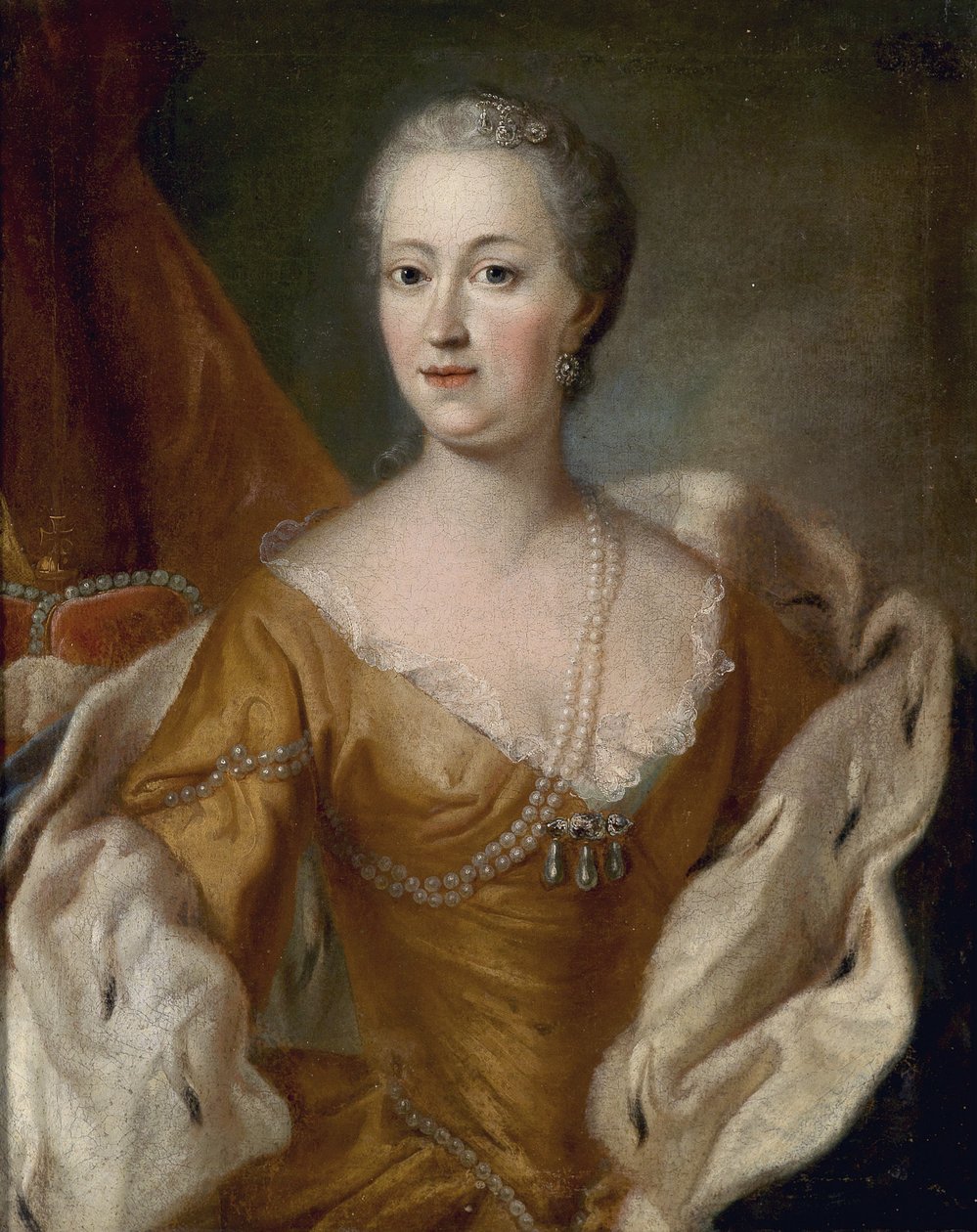 Maria Teresian muotokuva (1717-1780) tekijältä Unbekannt Unbekannt