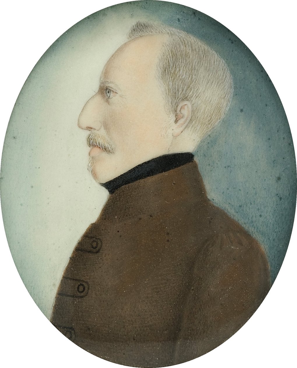 "Eversti Gustafsson", entinen Kustaa IV Adolf, Ruotsin kuningas 1792-1809 tekijältä Unbekannt Unbekannt