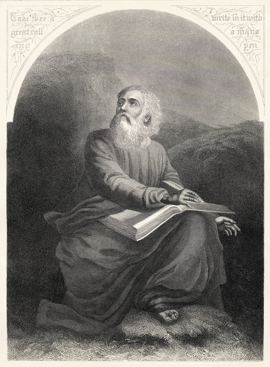Isaiah, kaiverrettu S. Allen, "The National Illustrated Family Bible", julkaistu noin 1870 tekijältä Unbekannt Unbekannt