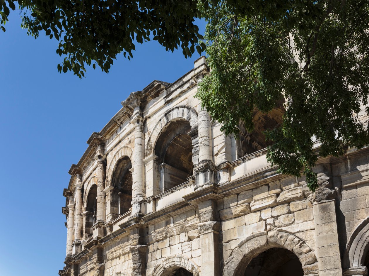 Nimes, Ranska. roomalainen amfiteatteri. tekijältä Unbekannt Unbekannt