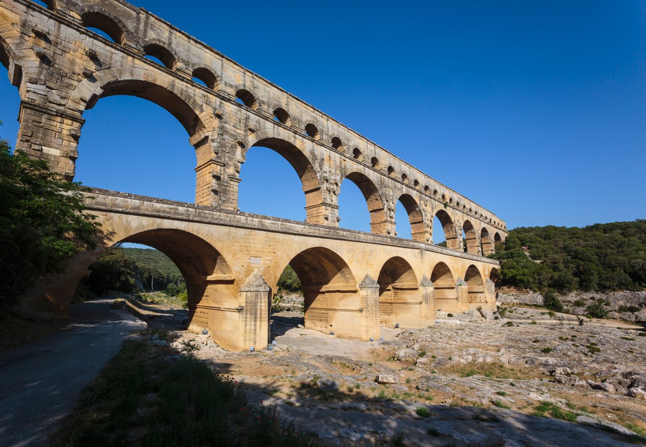 Pont du Gard, roomalainen akvedukti, Ranska. tekijältä Unbekannt Unbekannt