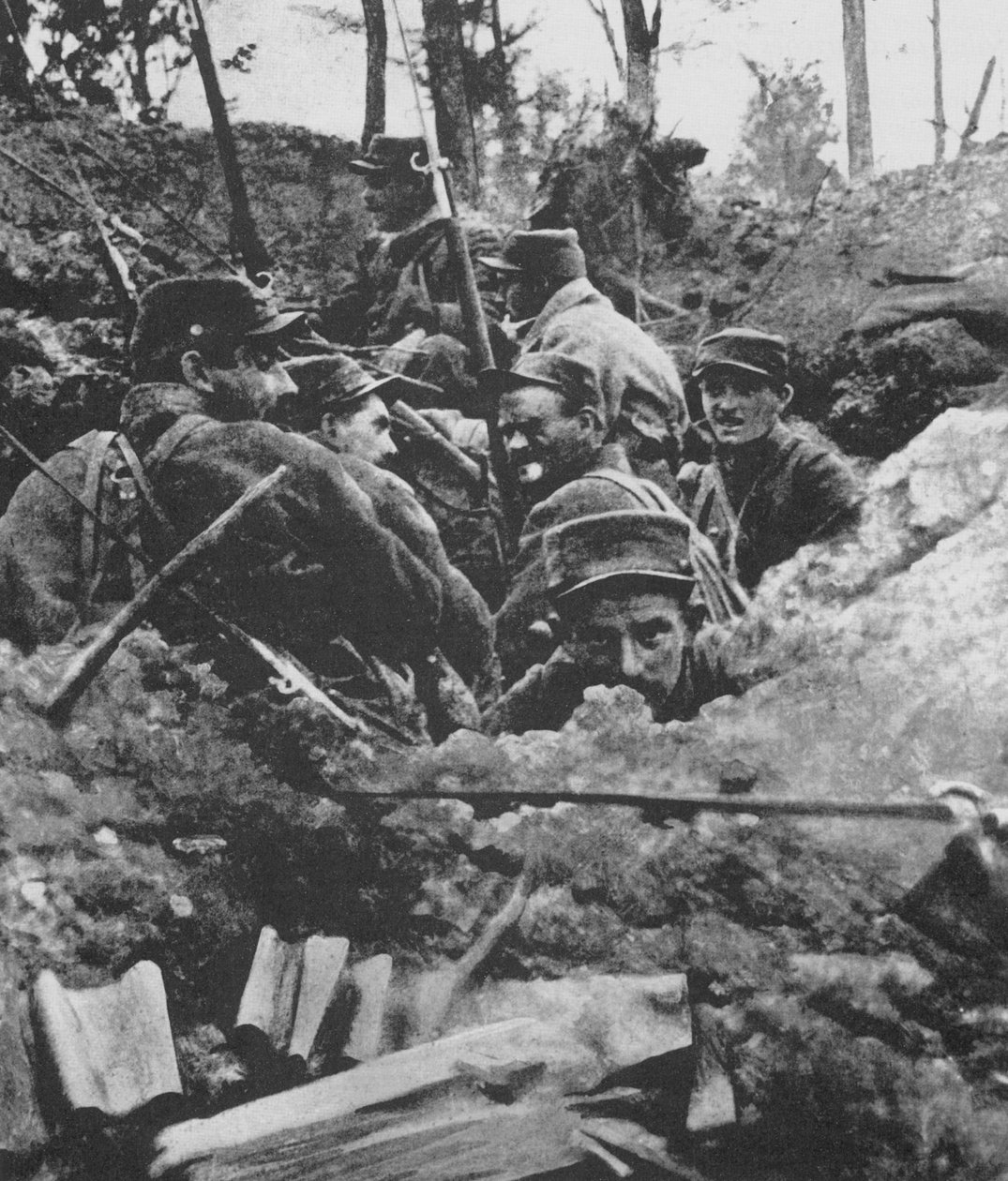 Portugalin sotaretkikunta Lysin taistelussa 1918. tekijältä Unbekannt Unbekannt
