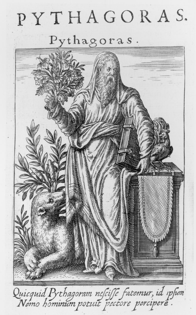 Pythagoras (n. 580–500 eKr.) tekijältä Unbekannt Unbekannt
