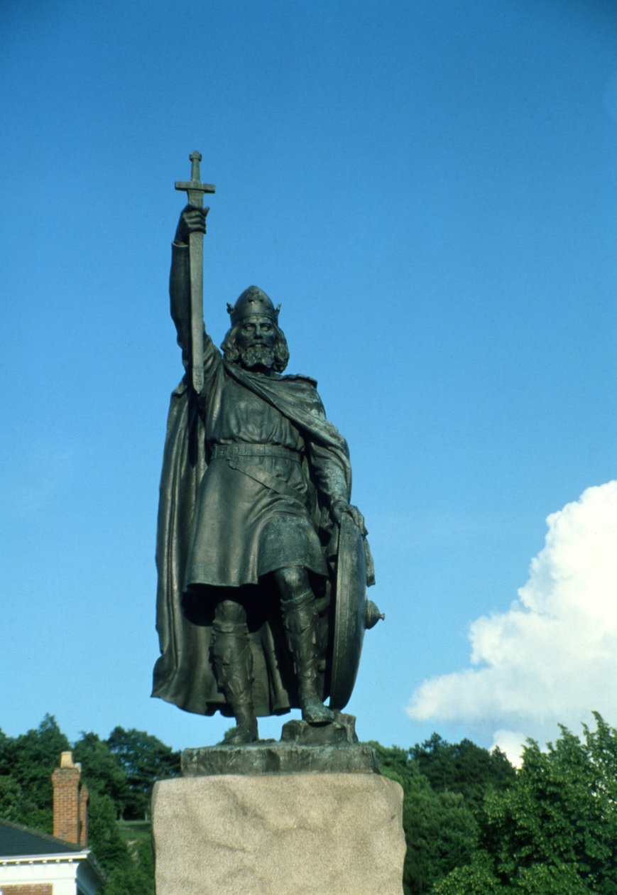 Alfred Suuren (849-99) patsas (kuva) (katso myös 2367) tekijältä Unbekannt Unbekannt