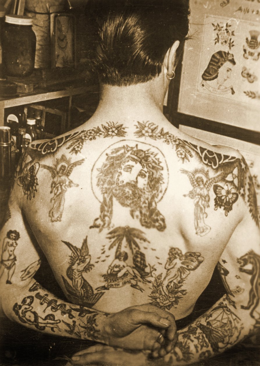 Tatuoitu mies tekijältä Unbekannt Unbekannt