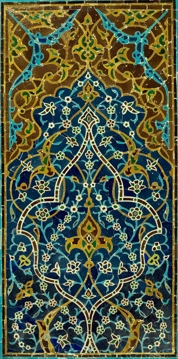 Tuntematon, Iran - Mosaic Tile Panel tekijältä Unbekannt Unbekannt
