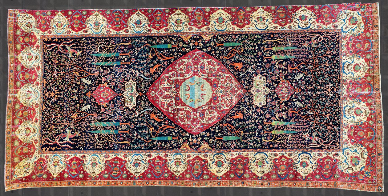 Tuntematon, Iran, 1500 -luku - Schwarzenbergin matto tekijältä Unbekannt Unbekannt