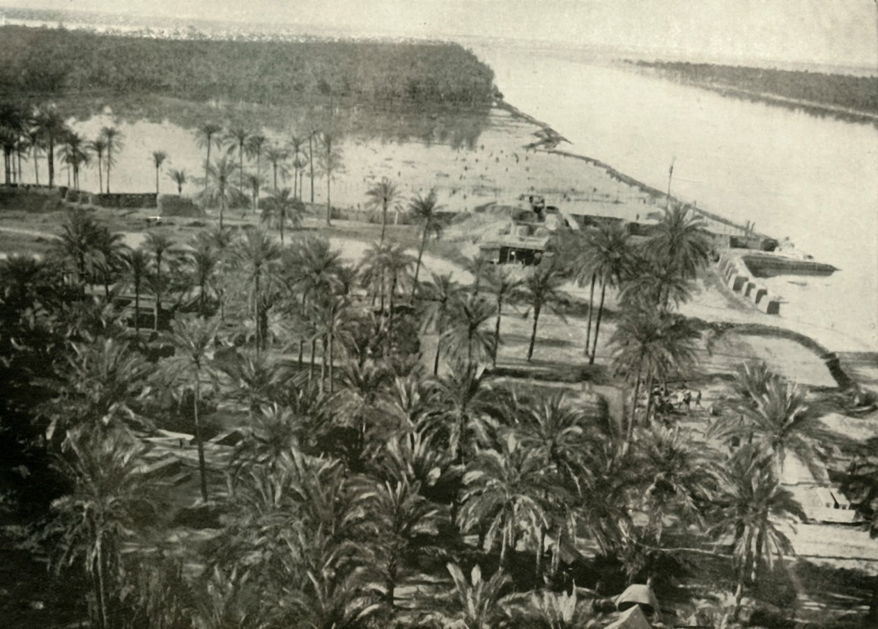 Brittiläinen kanta Tigris-joella, 1919. tekijältä Unbekannt