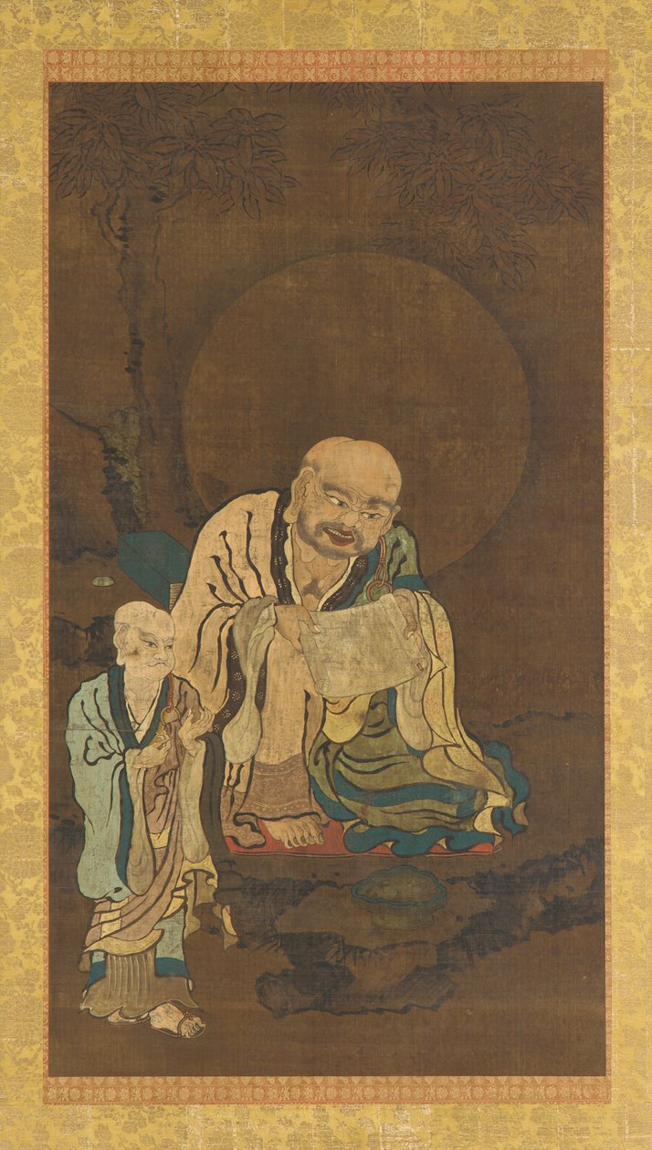 Luohan ja hoitaja, Ming-dynastia, 1368-1644. tekijältä Unbekannt