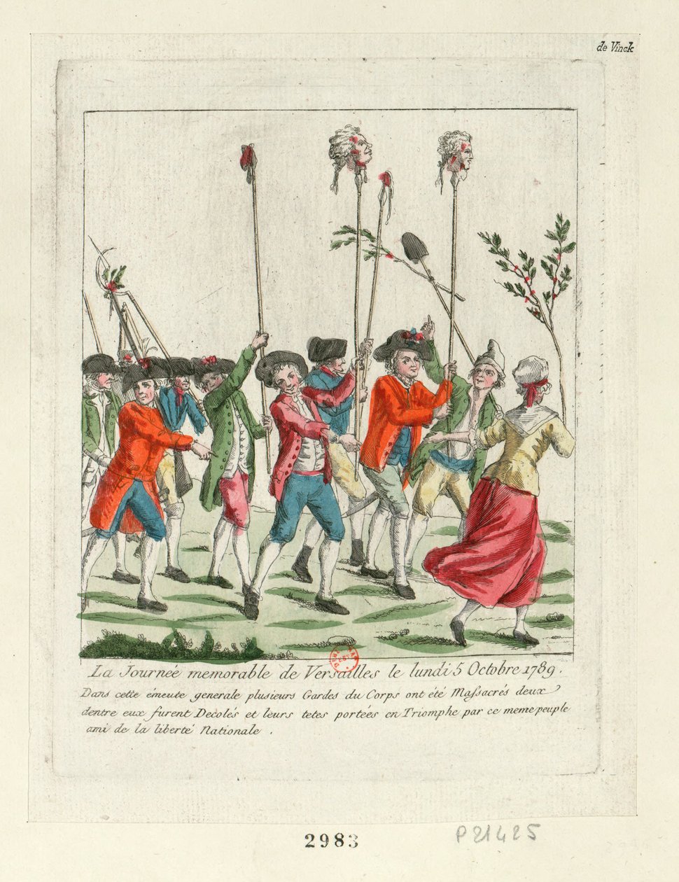 Ikimuistoinen päivä Versaillesissa, 1789, 1789. tekijältä Unbekannt
