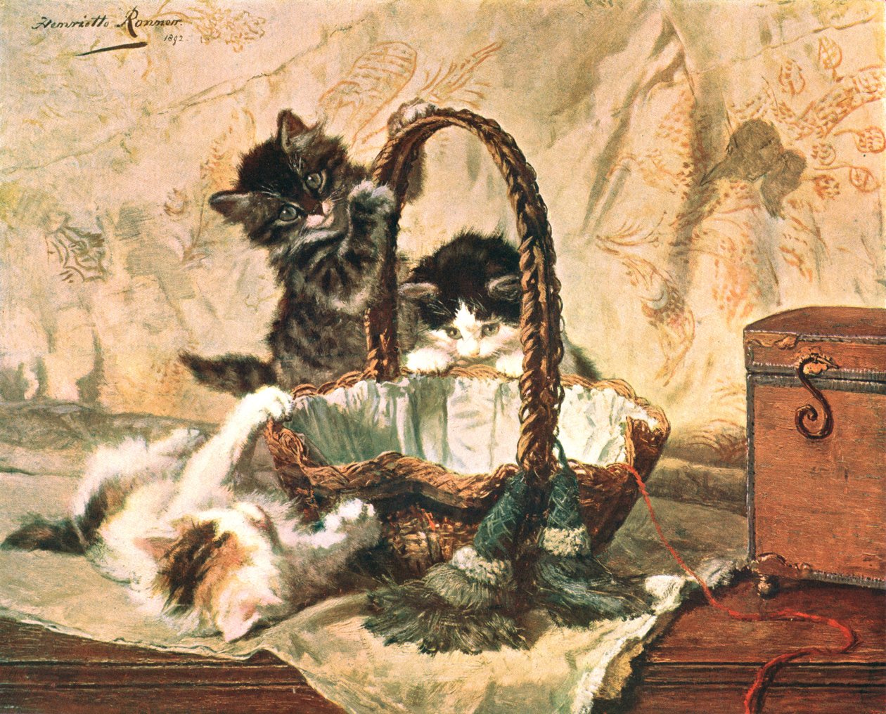 Iloiset juhlat, 1892, c1902. tekijältä Unbekannt