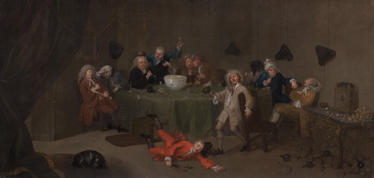 Keskiyön moderni keskustelu, n. 1732. tekijältä Unbekannt