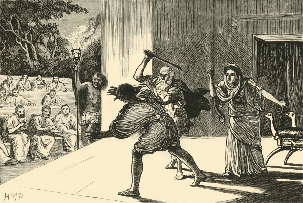 Roomalainen komedia, 1890. tekijältä Unbekannt