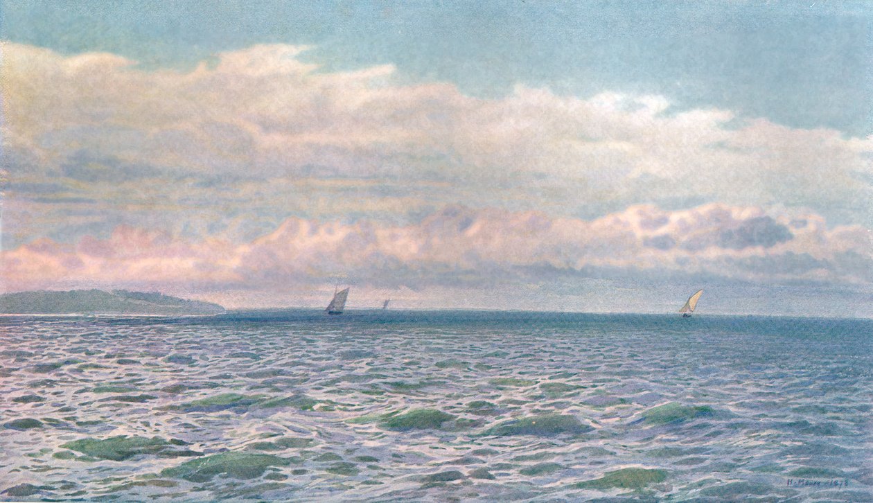 Aurinkoinen päivä Solentissa, c1900. tekijältä Unbekannt